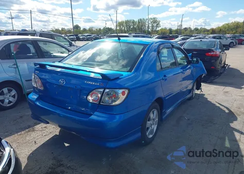 2008 Toyota Corolla S z USA, uszkodzony, nr VIN 2T1BR32E18C878417